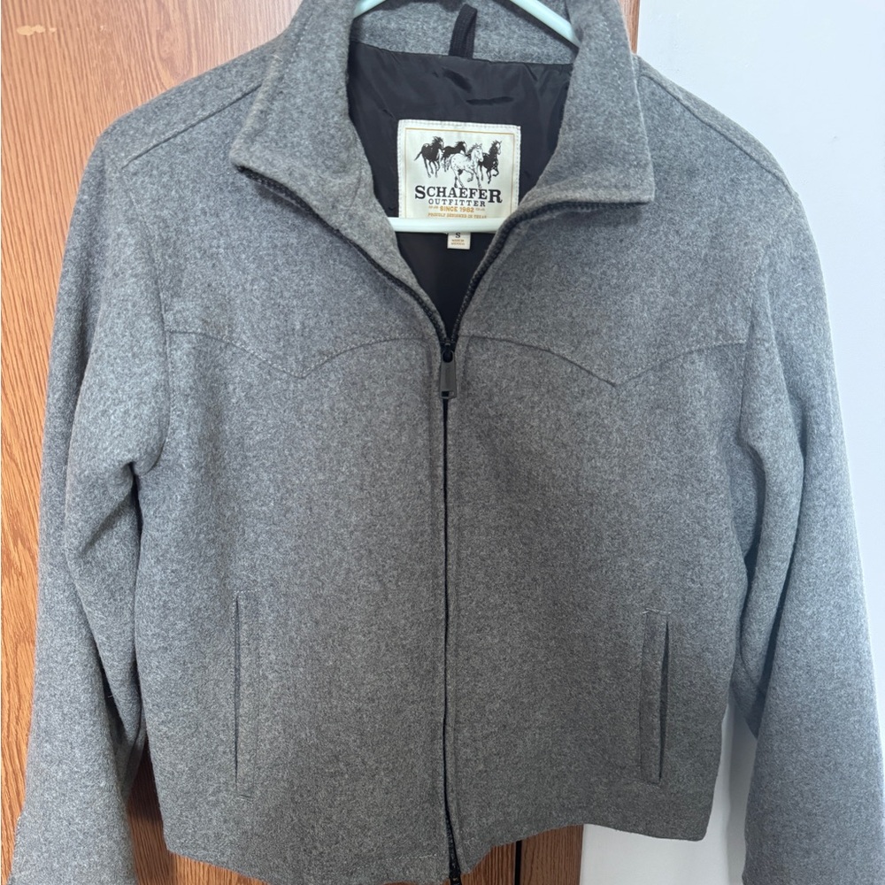 Schaefer Outfitter Gray Wool Jacket - image 1